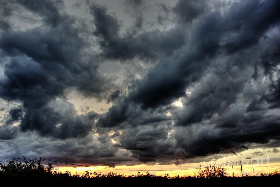 Angry Clouds Photograph by Vicki Spindler