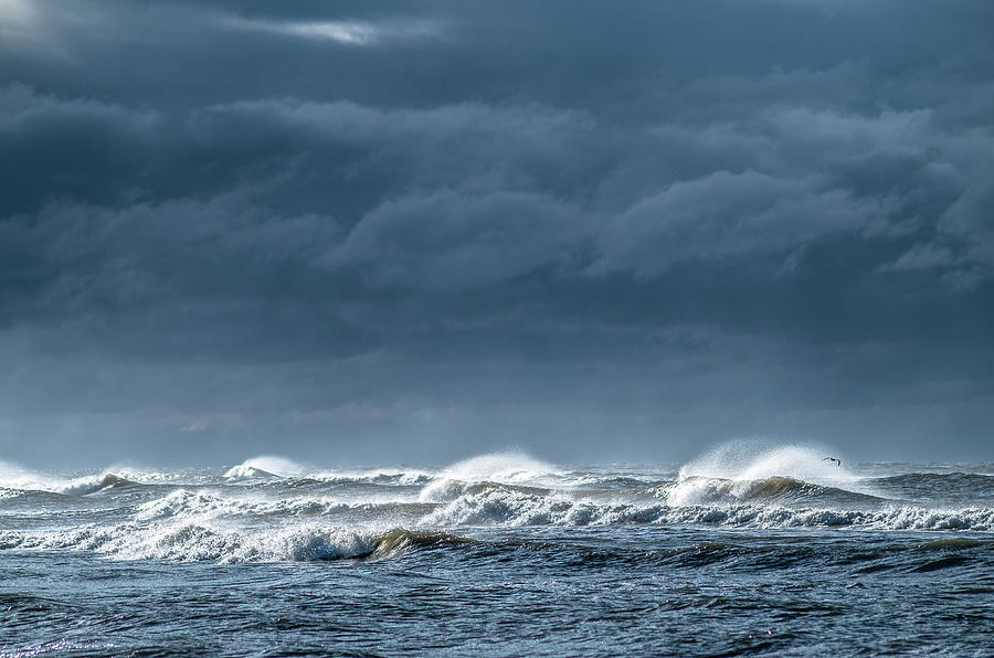 Ocean Isle Beach Photograph - Angry Surf by Gerald Monaco