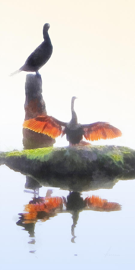 Anhingas Morning Digital Art by Frances Miller