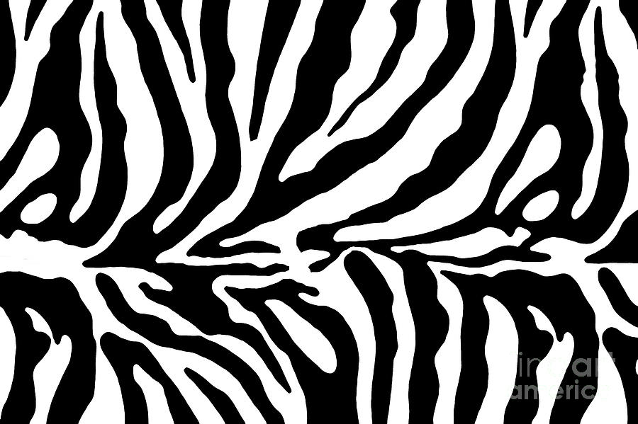 Animal Fur Zebra Painting by Mindy Sommers