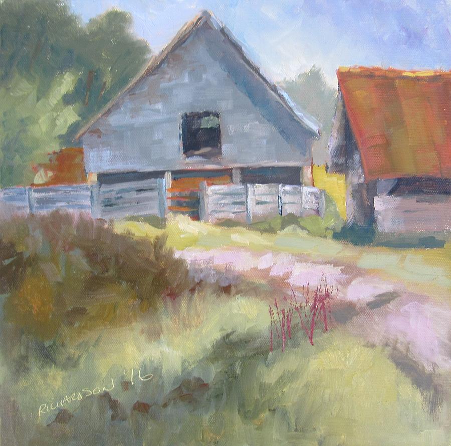 Barn Painting - Animal House by Susan Richardson