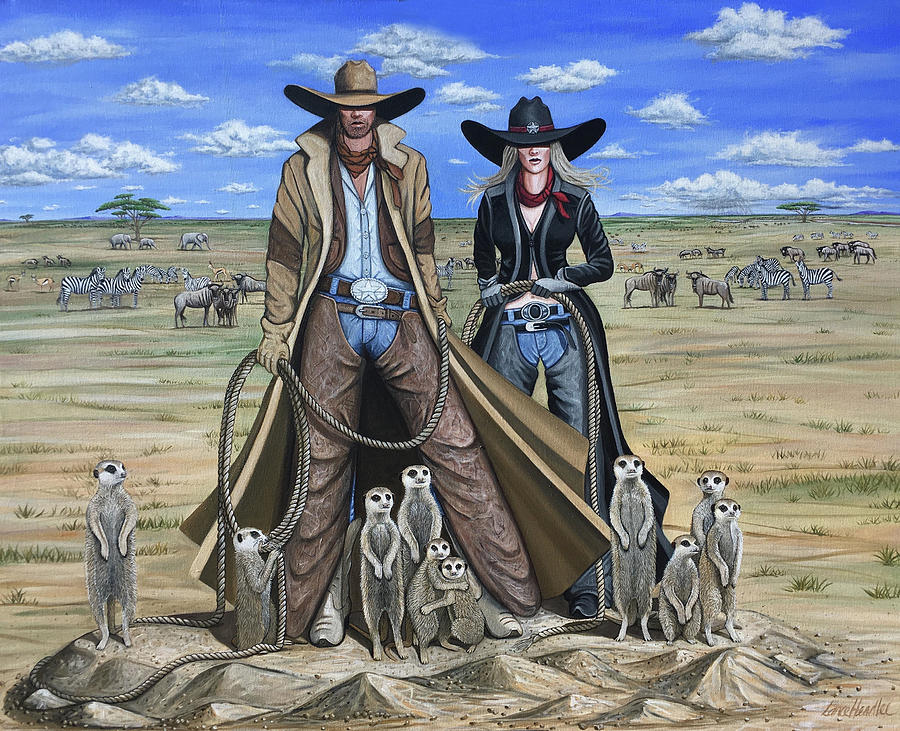 Animal Protection Painting by Lance Headlee