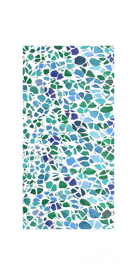 Animal Skin Leaves 2 Phone Case Painting by Edward Fielding