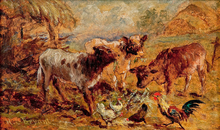 Animals Painting by Henry Charles Bryant