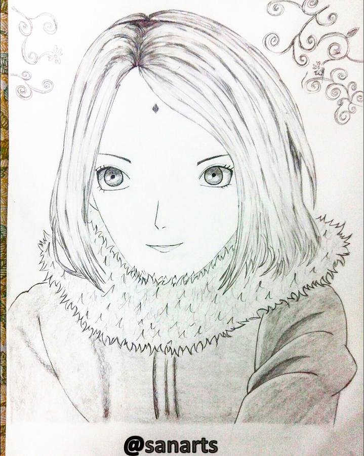 Anime drawing Drawing by Sanchit Sharda - Fine Art America