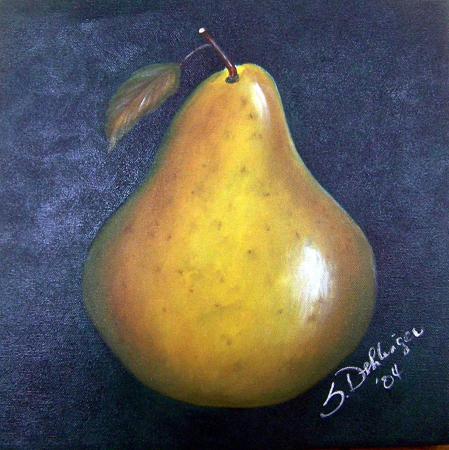 Anjou Pear  SOLD Painting by Susan Dehlinger