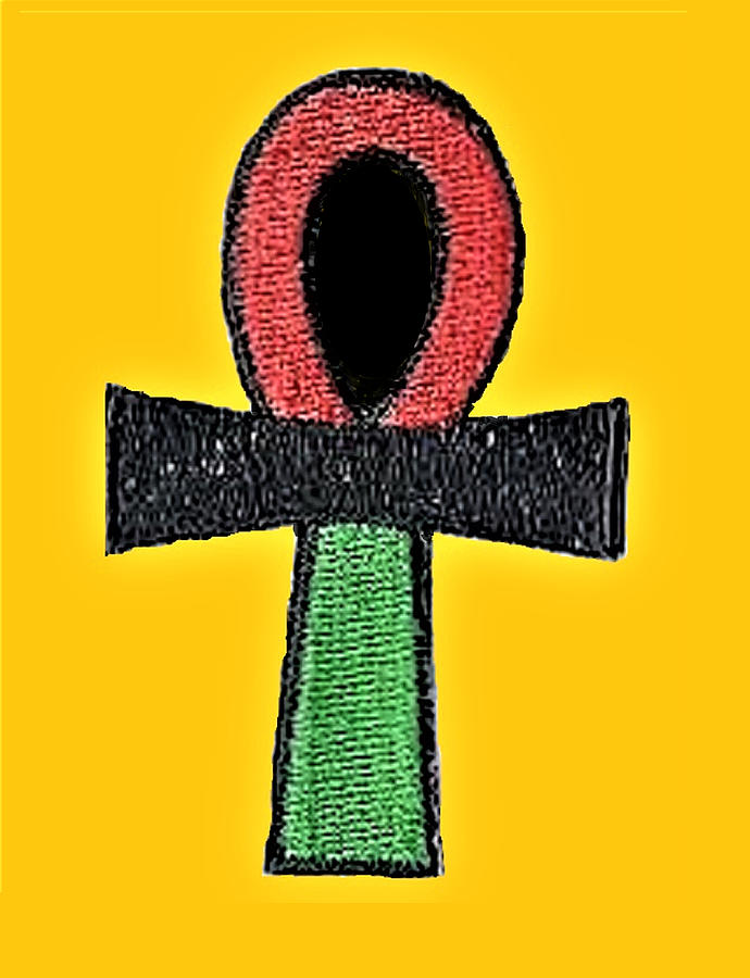 ANKH Life Tapestry - Textile by Adenike AmenRa