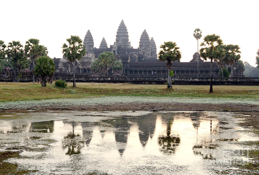 Angkor Wat Reflection Tom Wurl Photograph by Tom Wurl