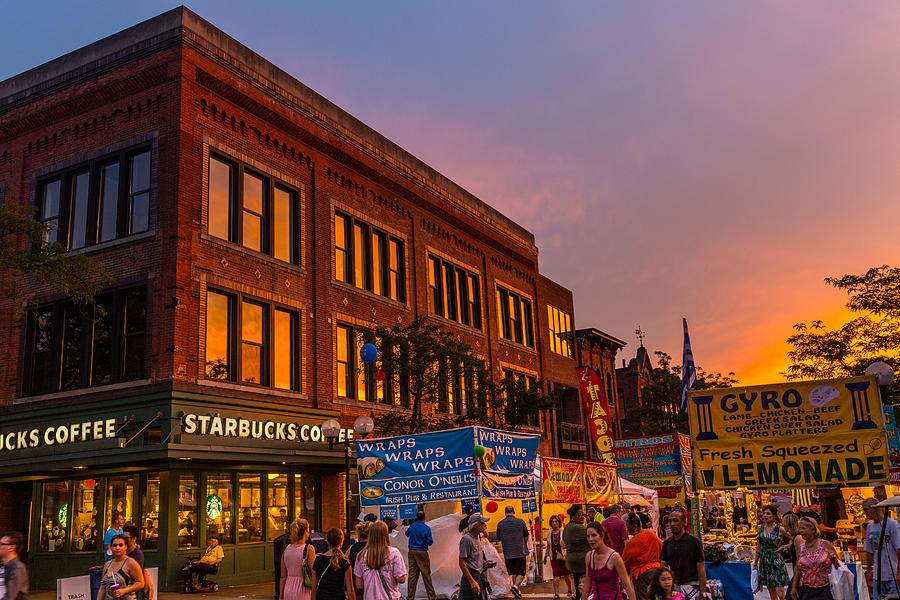 Ann Arbor Sunset  Photograph by Tim Fitzwater