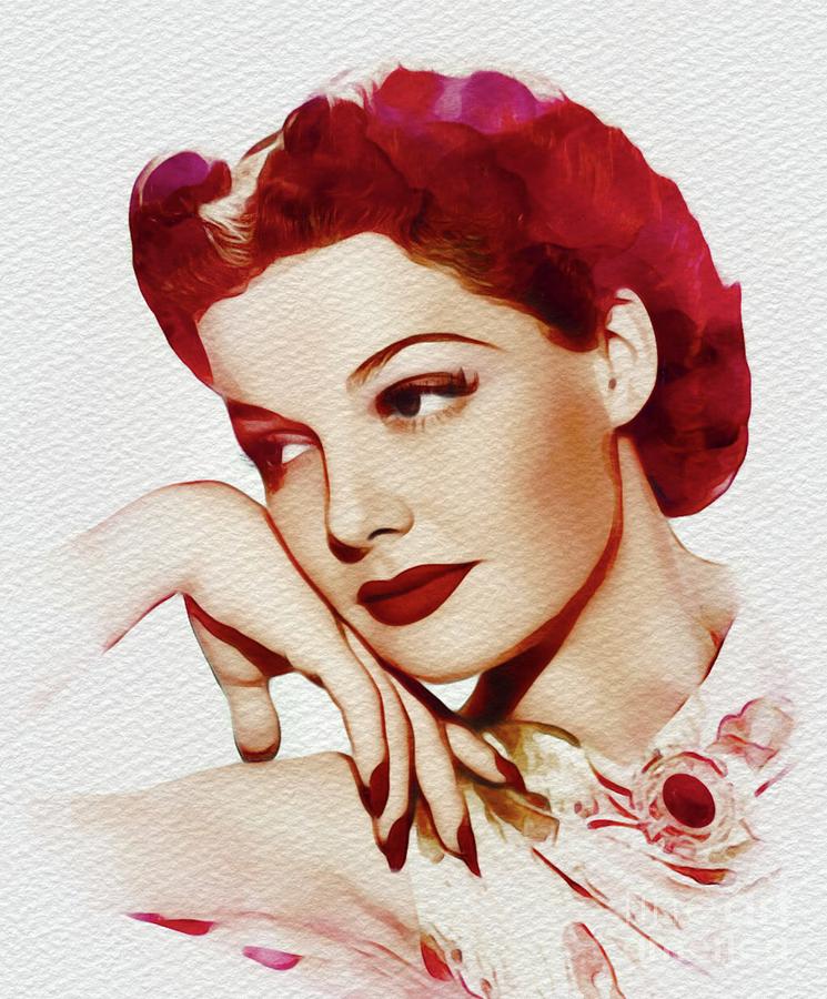 Ann Sheridan, Movie Star Painting by Esoterica Art Agency | Pixels