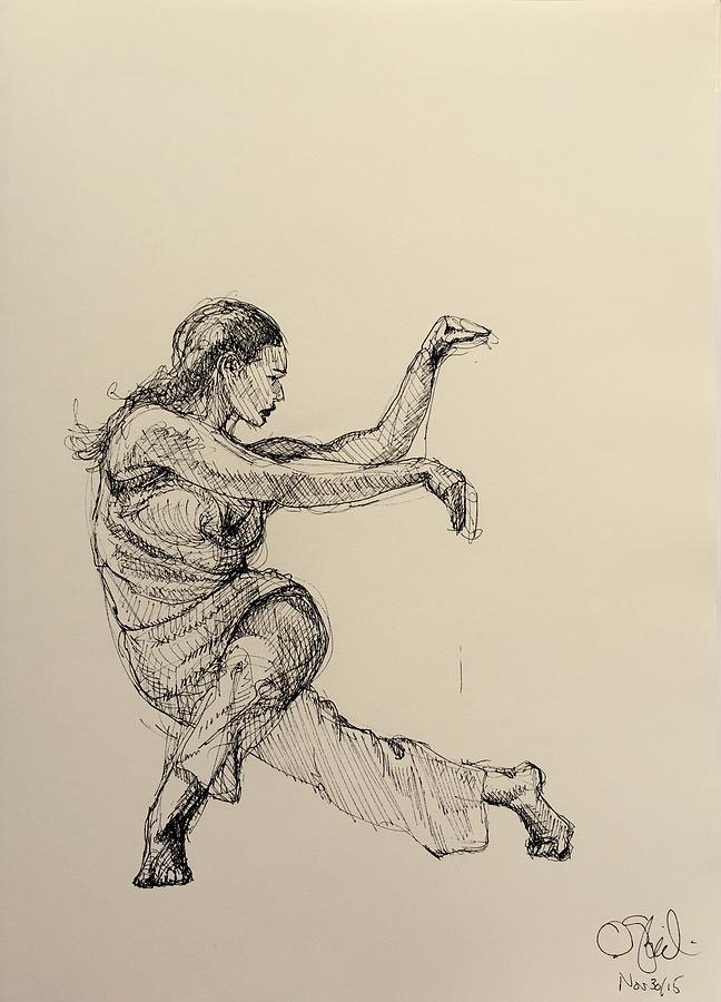 Anna Conda Drawing by Olga Szkabarnicki