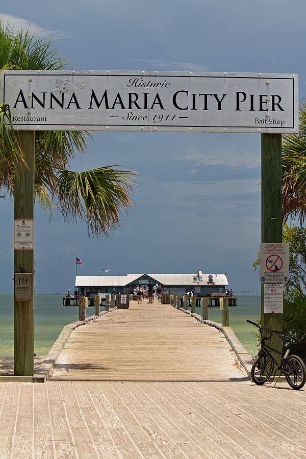 Pier Photograph - Anna Maria City Pier by Kim Angely