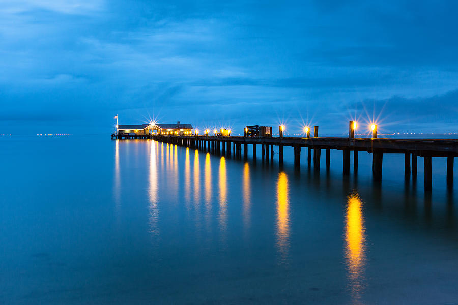 Pier Photograph - Anna Maria City Pier by Patrick Downey