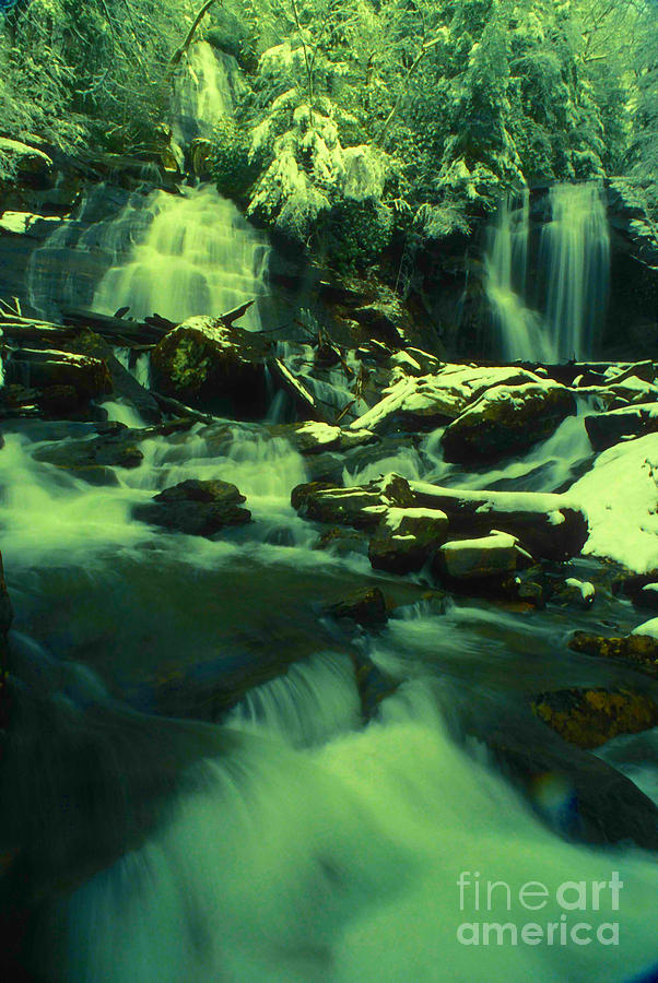 Anna Ruby Falls Photograph by Vintage Collectables