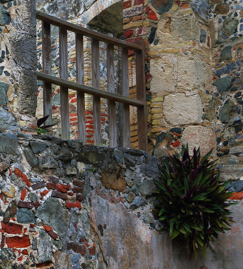 Annaberg Ruin Brickwork at U.S. Virgin Islands National Park Photograph by Jetson Nguyen