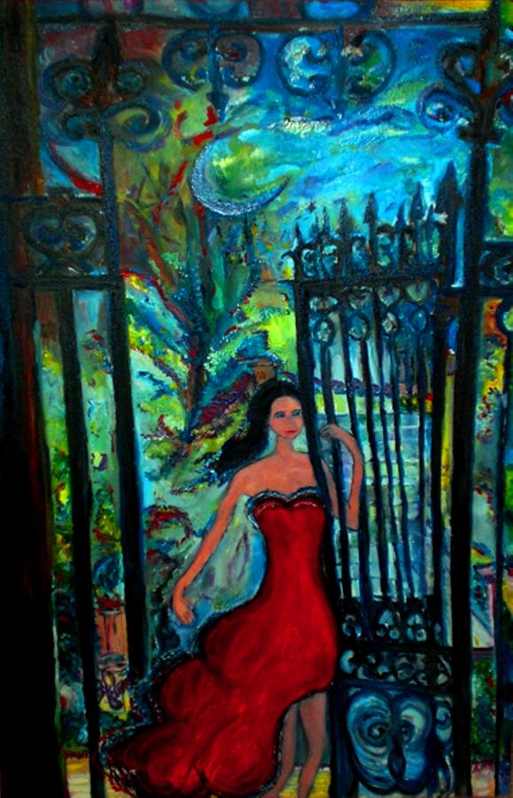 Fantasy Painting - Annahis by Helena Bebirian