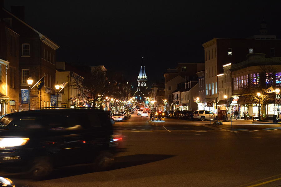 Annapolis at Christmastime Photograph by Curtis Krusie
