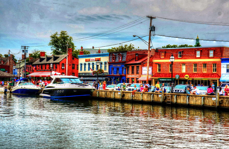 Annapolis City Docks Photograph by Debbi Granruth