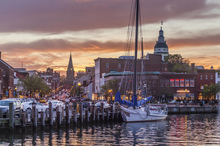 Annapolis Harbor Photograph by Richard Nowitz | Fine Art America