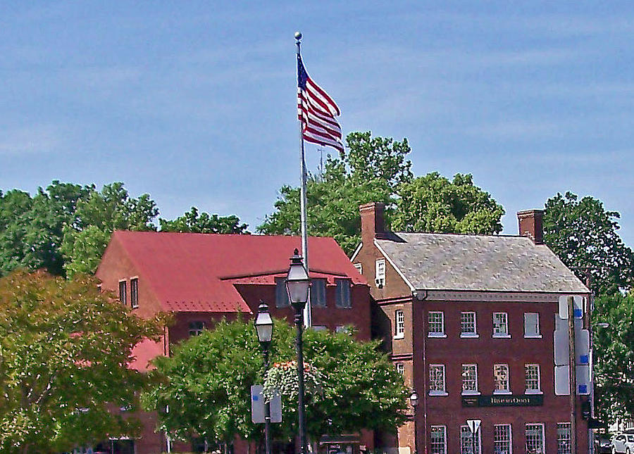 Annapolis in Red White and Blue Photograph by Patricia Clark Taylor ...