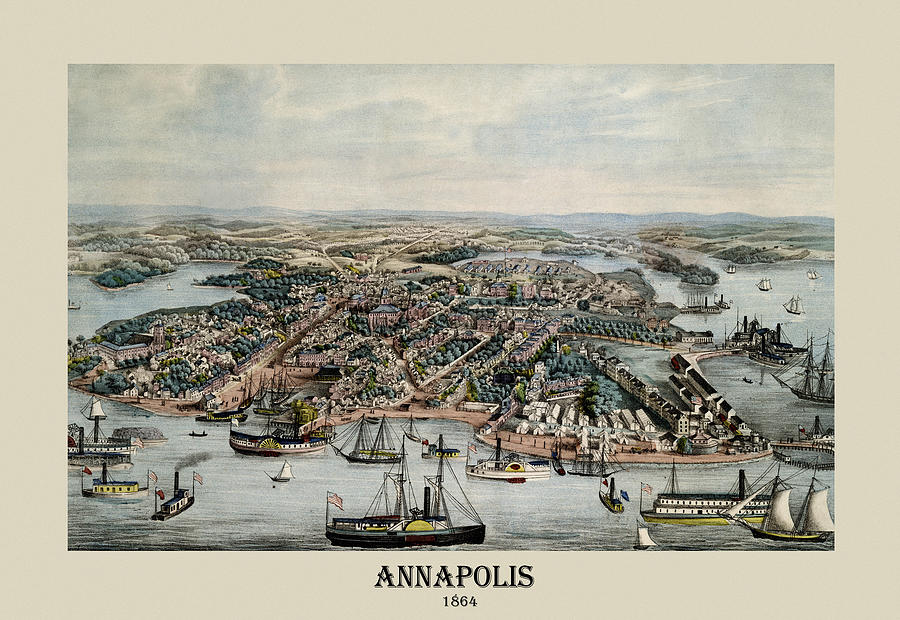 Annapolis Maryland 1864 Photograph by Andrew Fare
