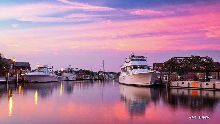 Annapolis Sunrise Photograph by Walt Baker
