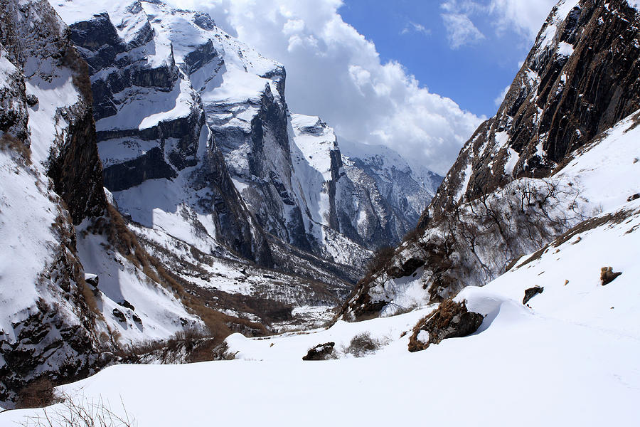 Annapurna Mountain Trail Photograph by Aidan Moran