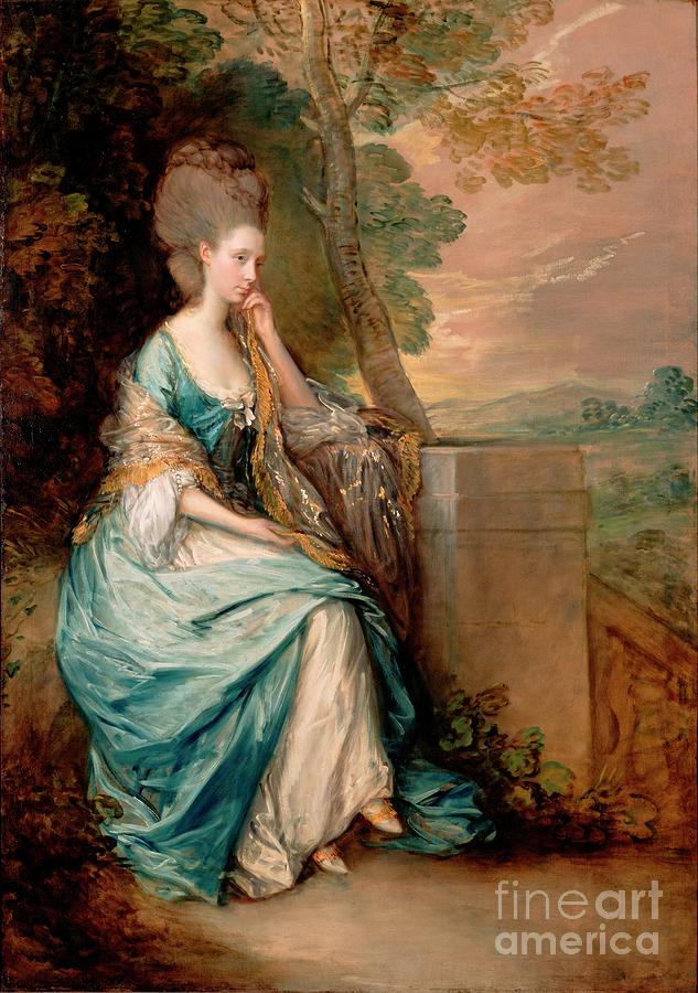 Landscape Painting - Anne Countess of Chesterfield by Rdeproduction
