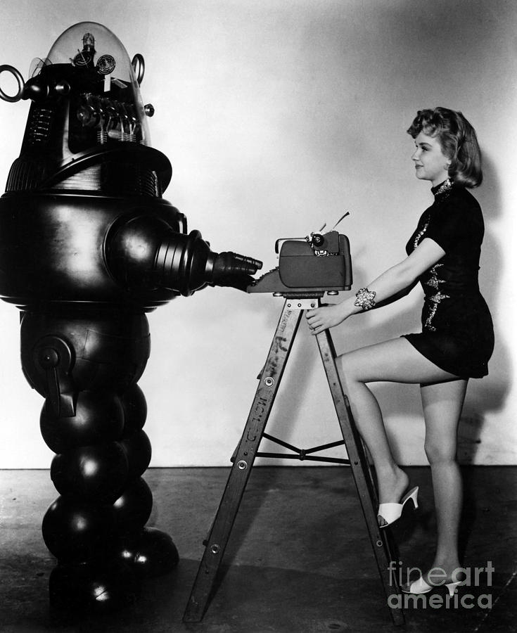 Planet Photograph - Anne Francis  Forbidden Planet by Vintage Collectables