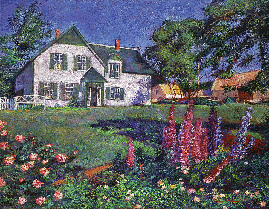 Anne Of Green Gables House Painting by David Lloyd Glover