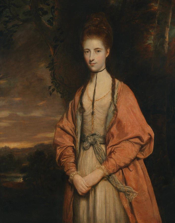 Anne Seymour Damer  Painting by Joshua Reynolds