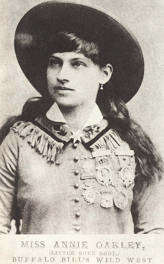 Black And White Photograph - Annie Oakley by American School