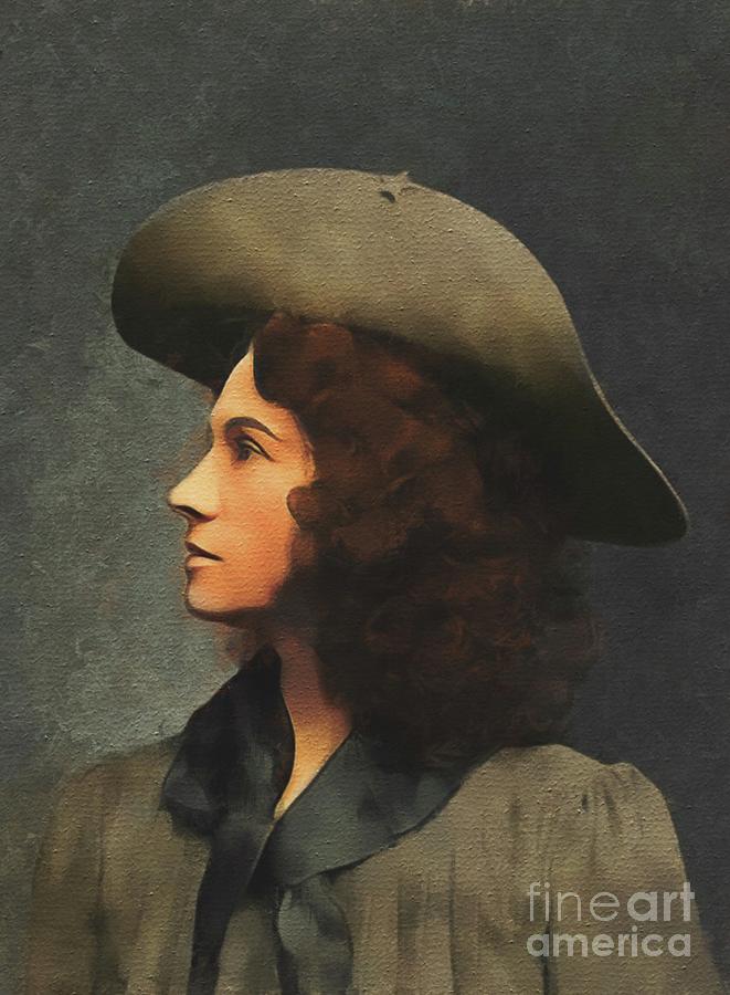 Annie Oakley, Old West Painting by Esoterica Art Agency - Pixels