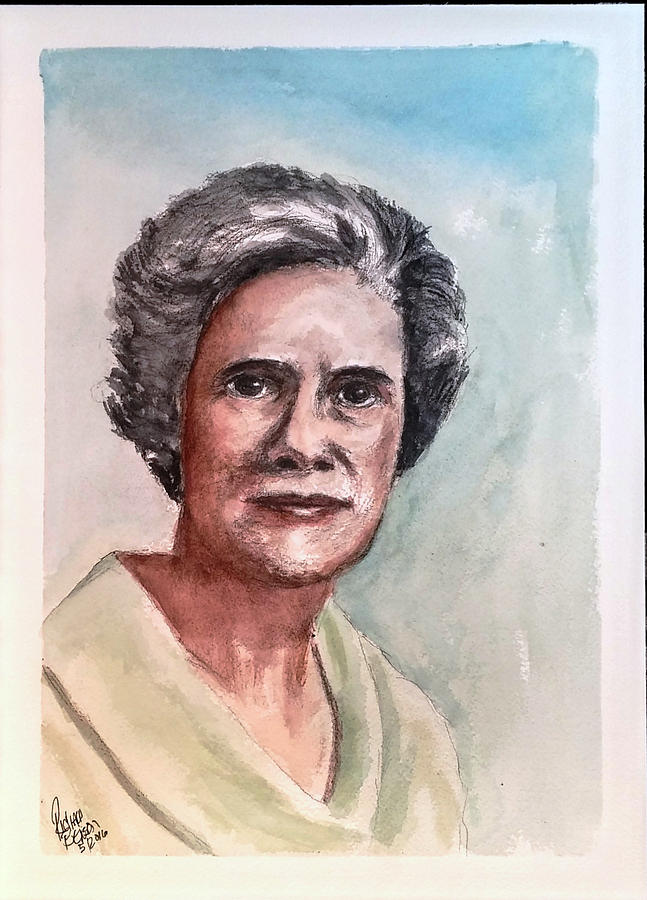 Anns Mom 15 minute study Prelim Painting by Richard Benson