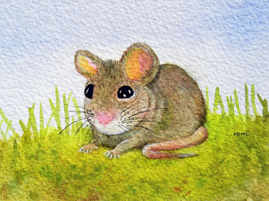 Anns Mouse Painting by Mary Ellen Mueller Legault