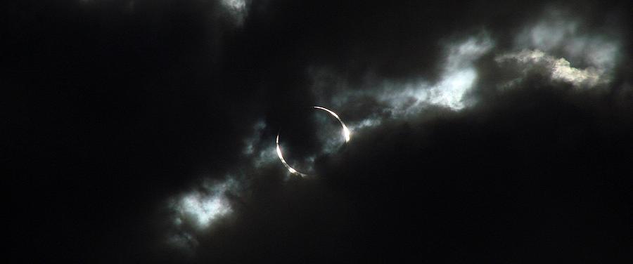 Annular Eclipse Photograph - Annular Eclipse Ring of Fire 2012 by Scott McGuire