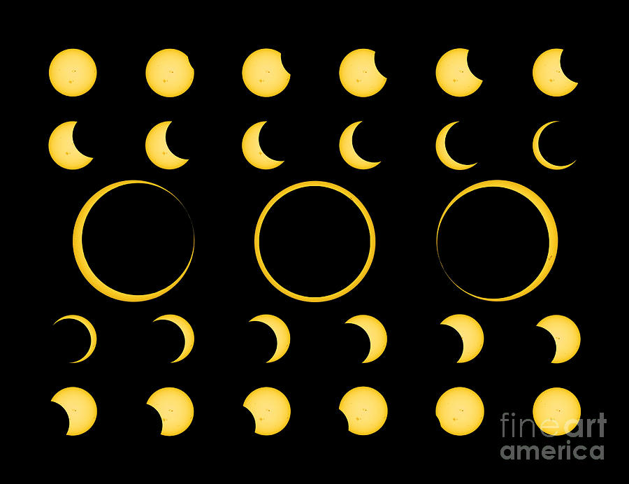 Annular Solar Eclipse Photograph by Larry Landolfi