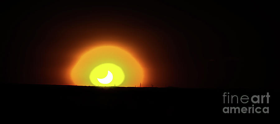 Annular Sunset Photograph by Jon Burch Photography