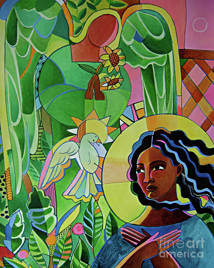 Annunciation Quilt - MMANQ Painting by Br Mickey McGrath OSFS
