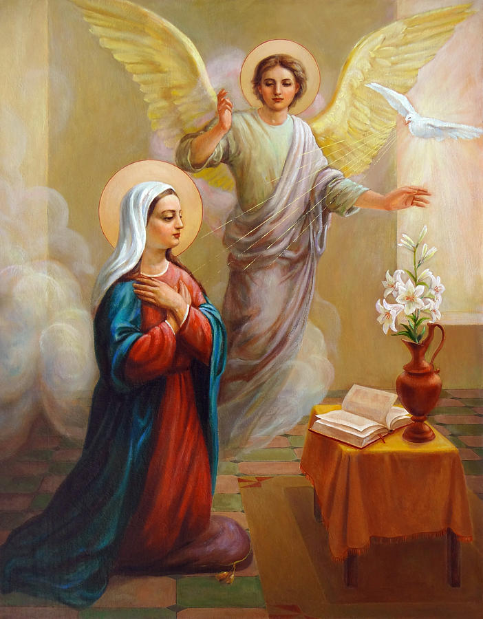 Annunciation Of Mary Painting