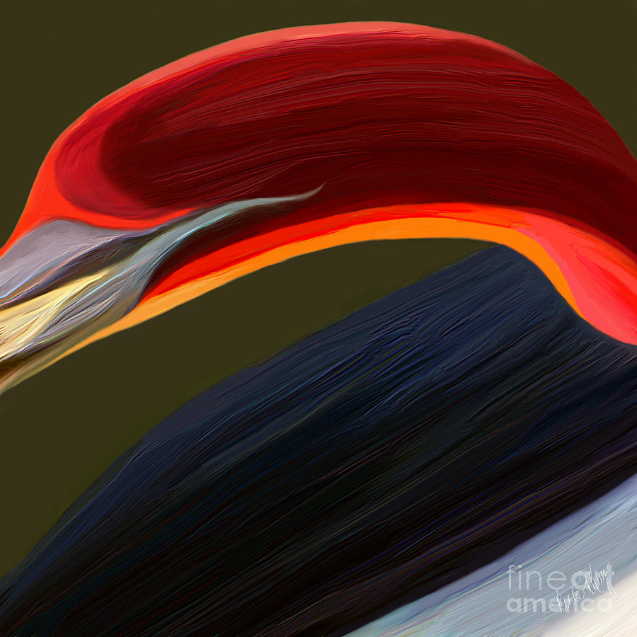 Abstract Duck Artwork Painting by Linda King Fine Art America