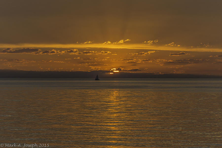 Another Birch Bay Sunset Photograph by Mark Joseph