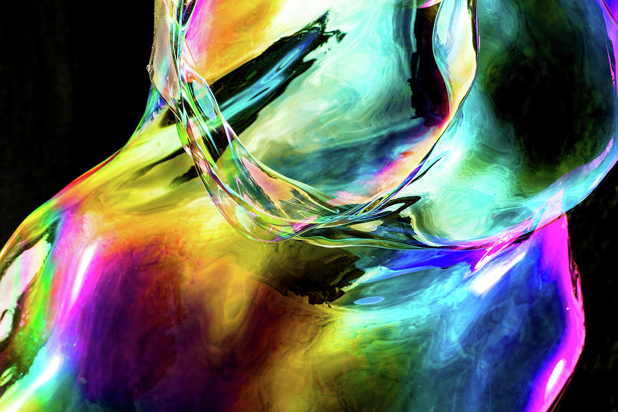 Another Bubble Abstract Photograph by Don Johnson