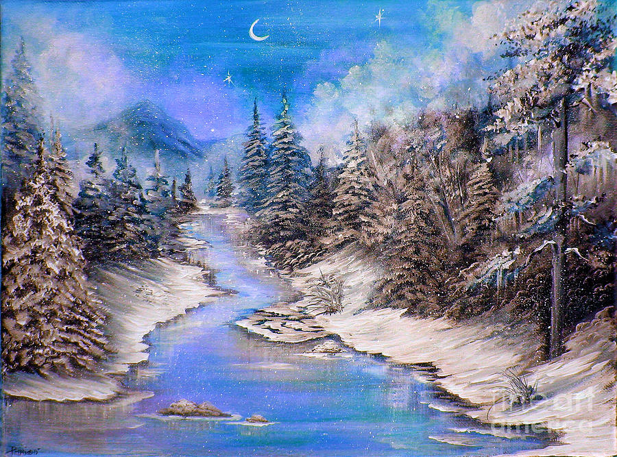 Another Cold and Windy Day 2 Painting by Bella Apollonia