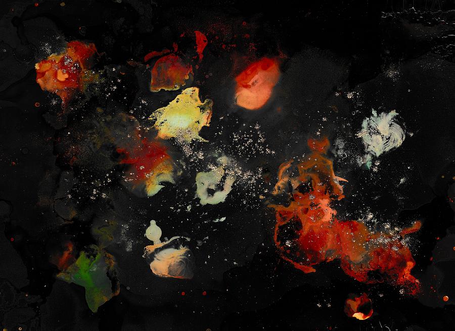 Another View of Space Painting by Louise Adams
