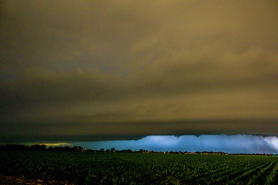 Another Impressive Nebraska Night Thunderstorm 001 Photograph by NebraskaSC