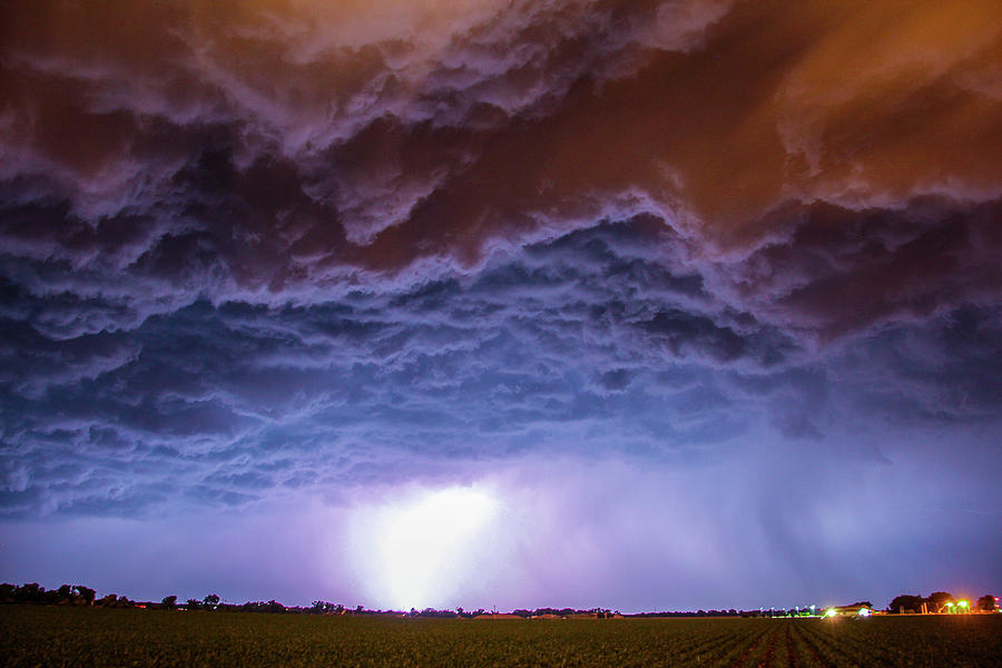 Another Impressive Nebraska Night Thunderstorm 007 Photograph by NebraskaSC