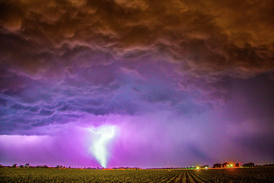 Another Impressive Nebraska Night Thunderstorm 010 Photograph by NebraskaSC