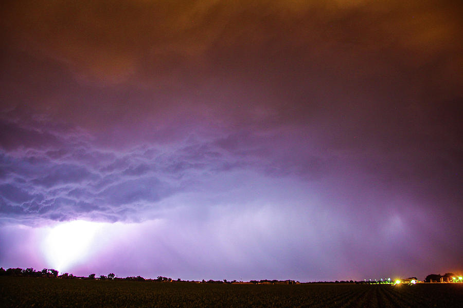 Another Impressive Nebraska Night Thunderstorm 011 Photograph by NebraskaSC
