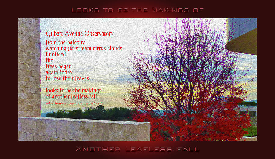Another Leafless Fall Mixed Media by Robert J Sadler